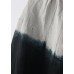 2021 summer new women's plus size loose cotton and linen black gradient color nine-point wide-leg pants