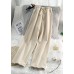 Modern beige wild pants unique spring elastic waist Inspiration chothes